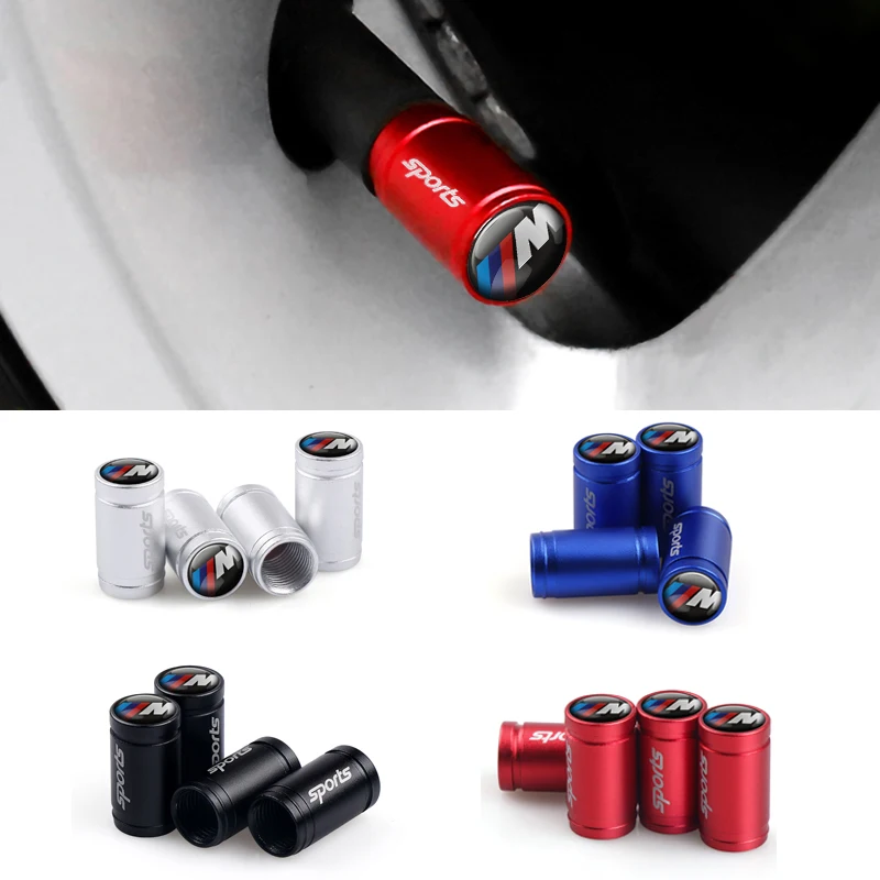 

4pcs New Car sports Tire Wheel Valve Cap air protection cover For bmw M X1 X3 X4 X5 X6 X7 e46 e90 f20 e60 e39 f10 accessories