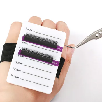 

Eyelash Holder Natural False Eyelashes Acrylic Grafting Makeup Tools Eyelashes Stand Holder Pallet Extension Holder Plate 7-14mm