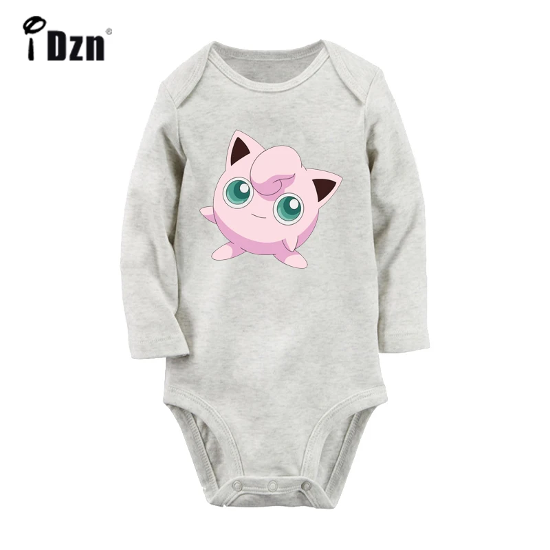 Милый костюм с покемонами, Jigglypuff Togepi Chansey Ditto Gengar Lickitung Oddish, боди для новорожденных, комбинезон для малышей, подарок