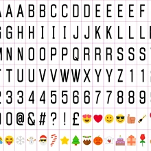 Светильник для кинотеатра с буквами для формата А4, А5, светильник для кинотеатра, коробка с черными красочными буквами и вывесками, открытки для рукоделия, бара, Letrero, домашний декор