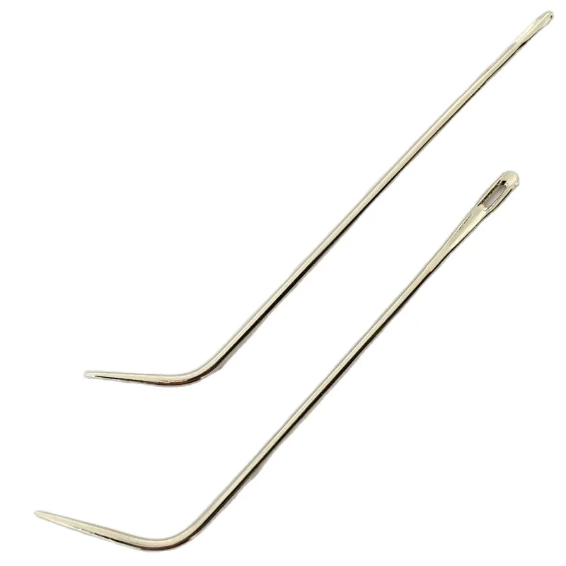 Long J TYPE Curved Needles Hair Weaving Thread Sewing Needles 25 pcs hair extensions tool lace wig needles