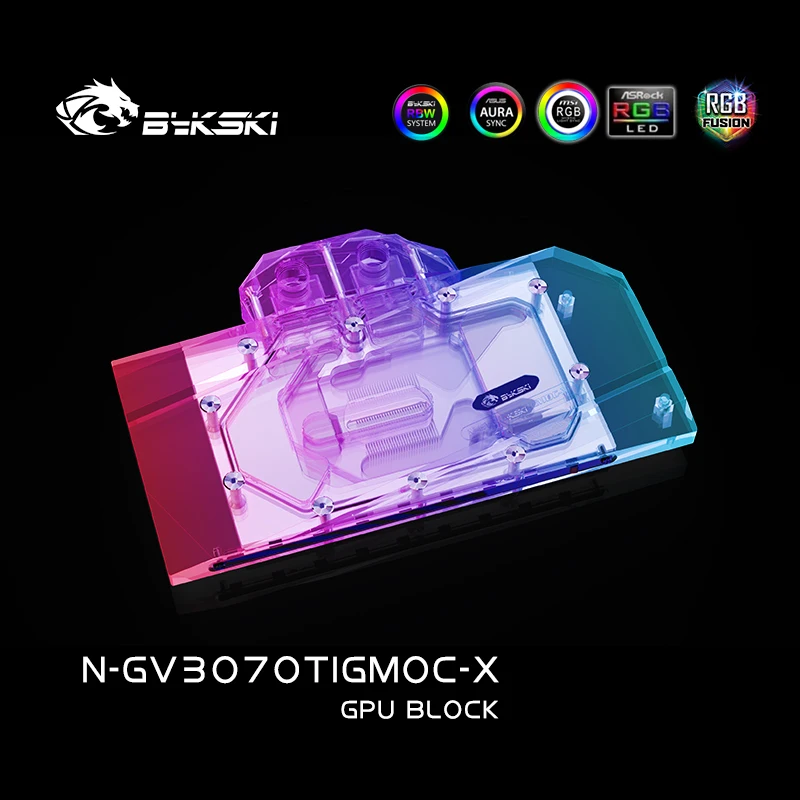Bykski N-GV3070TIGMOC-X GPU Water Block cooler for GIGABYTE RTX
