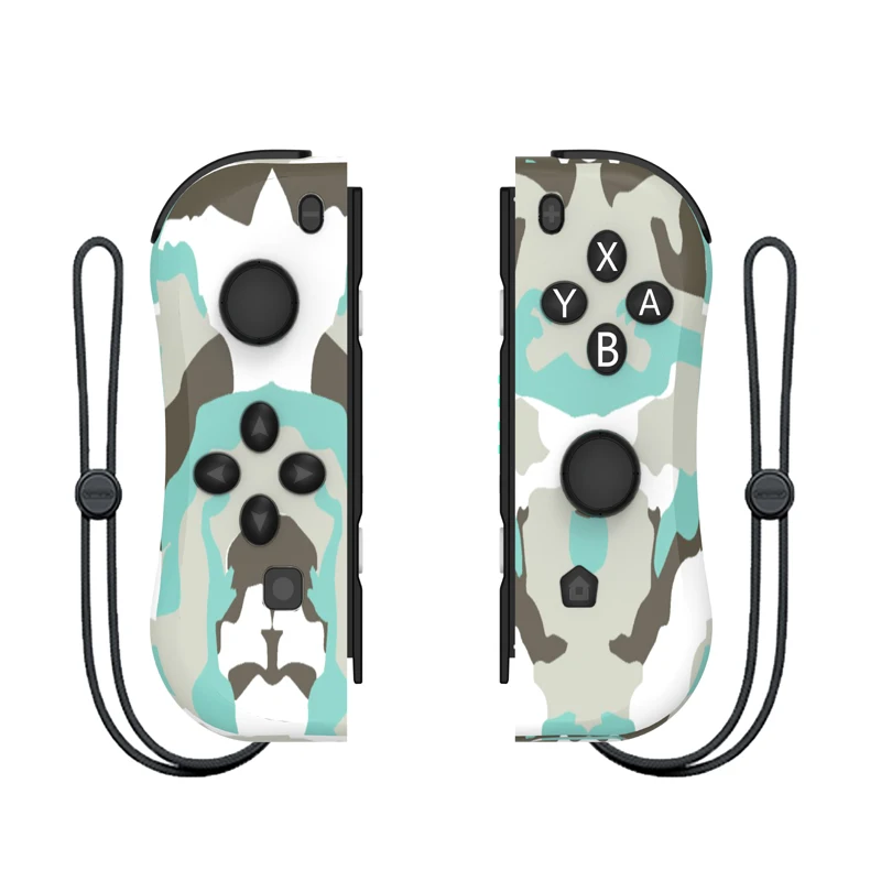 Тёмно-синий Зеленый и розовый для NS Joy-Con(L/R) Беспроводные игровые контроллеры Bluetooth Красный Синий геймпад джойстик для консольный переключатель Nintendo r25 - Цвет: Тёмно-синий