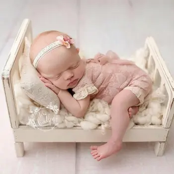 

Newborn Photography Props Posing Wood Bed Baby Photography Props Photo Studio Crib Props For Photo Shoot Posing Sofa