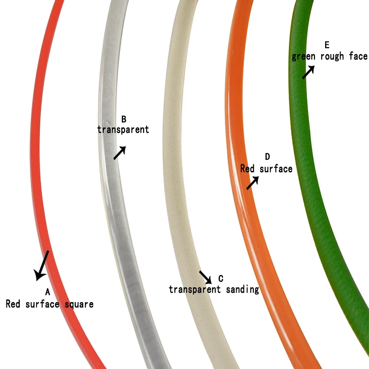 

Transparent PU round belt Polyurethane drive smooth and rough surface diameter 4mm length 1meter