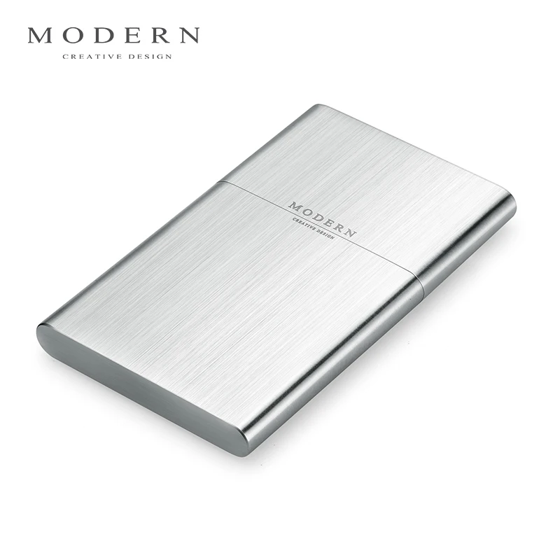 Modern- Brand Stainless Steel Business Card Holder NFC RFID Blocking Credit Card Holder Card Organizer