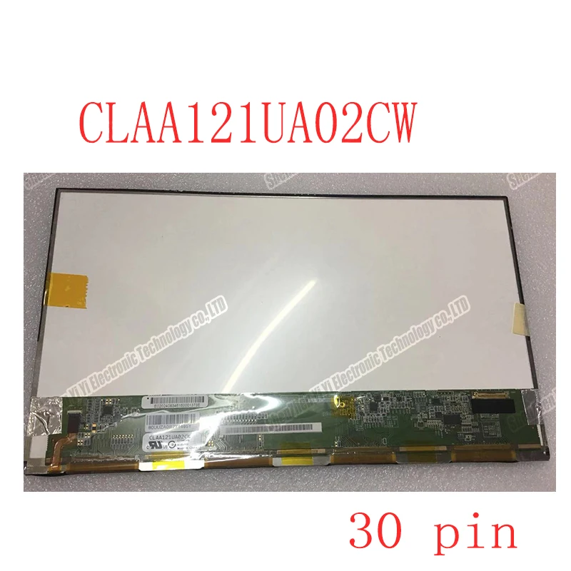 12,1 дюймовый ноутбук ЖК экран светодиодный матричный CLAA121UA02CW 30 pin 1600*800