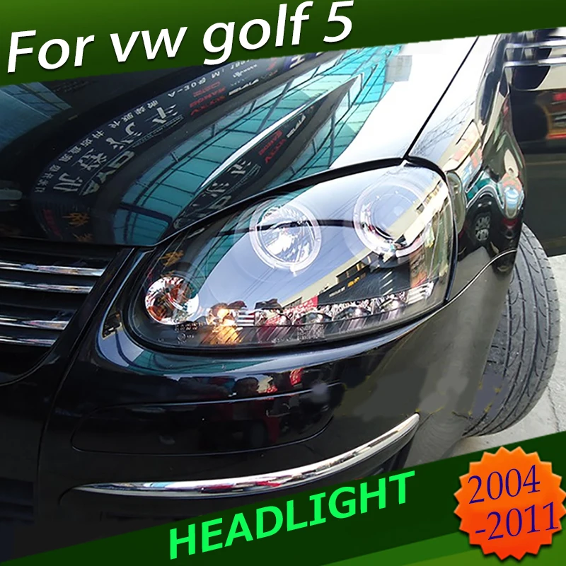 Автомобильный Стайлинг светодиодная фара для Golf 5 фары 2004 2015 светодиодный