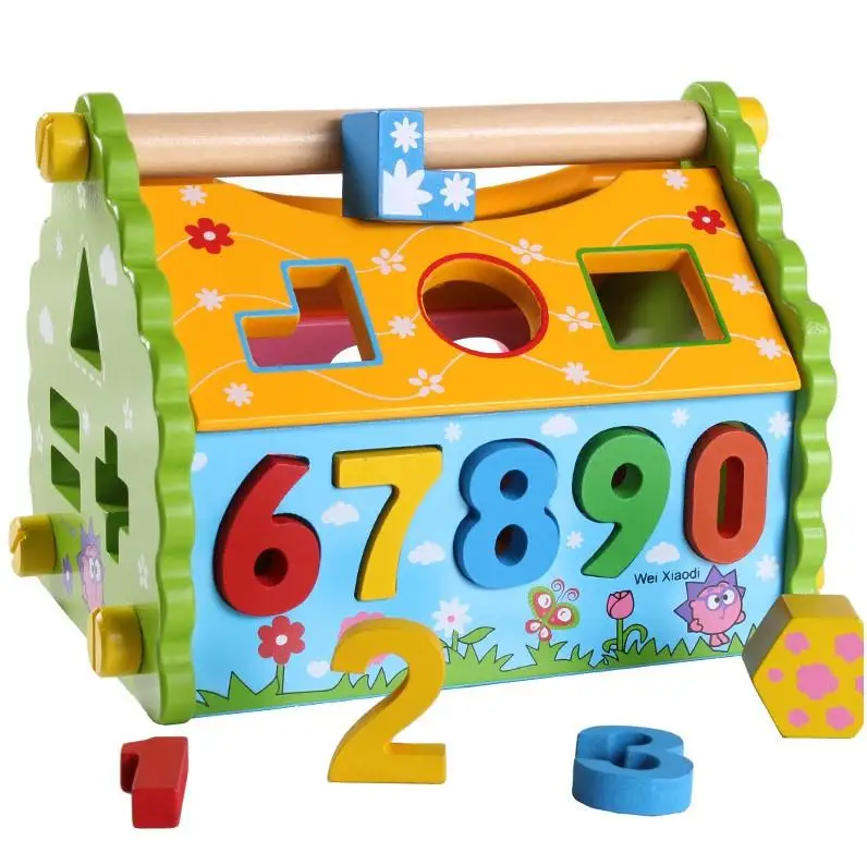 Наборы для моделирования дом/Детские геометрические цифры разборки