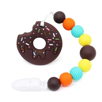

More Shape Animal Teether Teething Pendants For Baby Chewable Toys BPA Free Food Grade Silicone Material For Mommy Handmaking