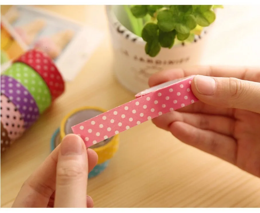 Милые Kawaii васи ленты милые цветные Маскировочные ленты дневник DIY украшения Скрапбукинг наклейки стиральная лента креативный стационарный 02406