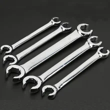 

6-22mm Oil Pipe Flare Nut Wrench Spanner Set of Keys Multitools Full Polish High Torque Hand Tool Brake Wrench for Car Repair