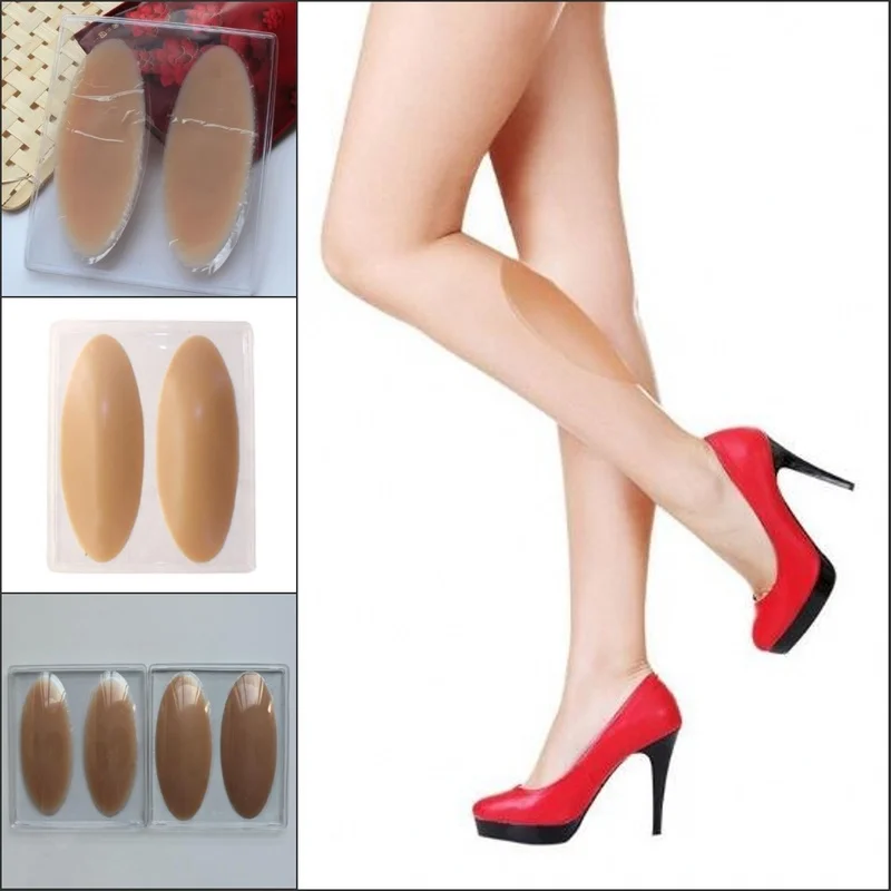 

Leg Corrector Calf beautify Pads Soft Silicone Leg Onlay Protect Calfs X O Thin Leg shaping Black White Skin