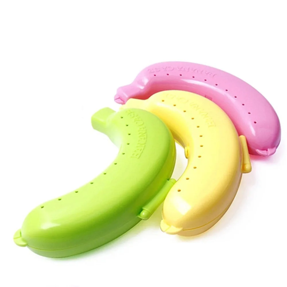 1 шт. милые муляжи фруктов Банан протектор чехол конфеты пластиковый контейнер для хранения дети портативные пакеты для ланча держатель, закрывающийся контейнер