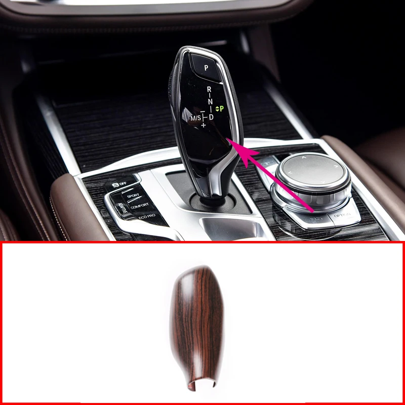 

Pine Wood Grain ABS For BMW X3 X4 G01 G02 Car Gear Shift Head Trim For BMW 5 6 7 Series G11 G12 G30 2018 2019