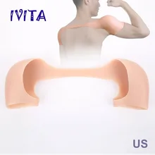 Поддельные плечевые пуш-ап силиконовые подушечки усилитель плеча для мужчин стили более сильный формирователь тела S4