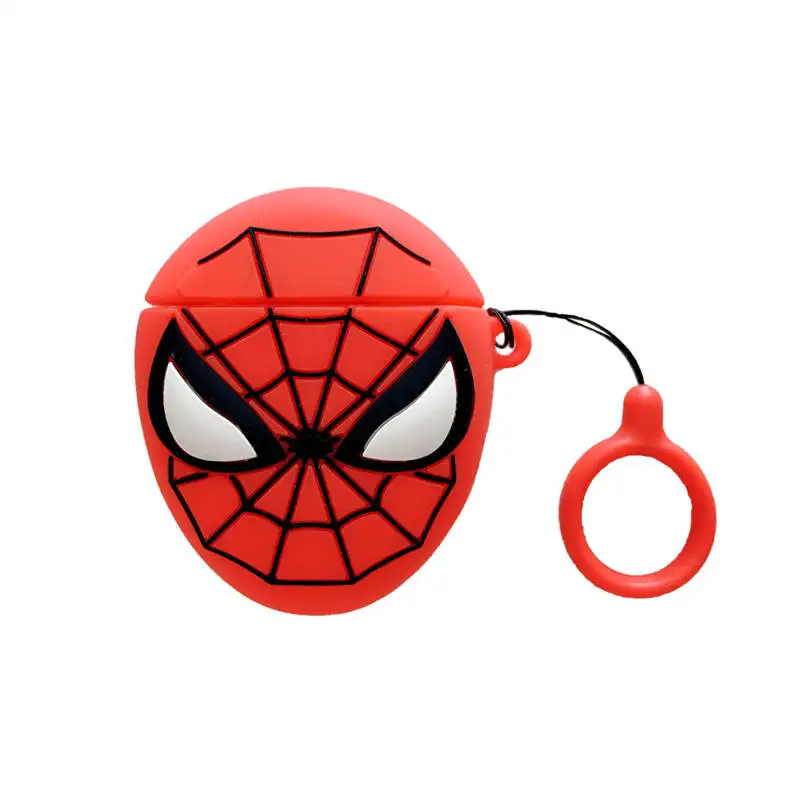 Marvel Мстители супер герой 3D милый Капитан Америка Халк чехол "Железный человек" для Apple Airpods 1 2 беспроводные наушники крышка для наушников - Цвет: F