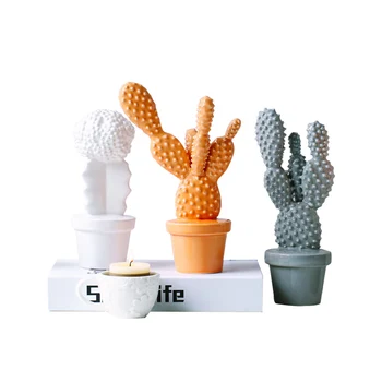 

Modern Simple Cactus Ceramic Ornament Decoration Creative Room Home Living Room Northern European Style Indoor Cool Small Crafts