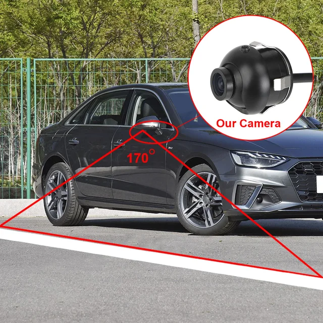 NTSC Fisheye Lens 170 Degree Wide Angle Reversing Backup Camera Night Vision Car Rear Side Front View Camera CCD Waterproof