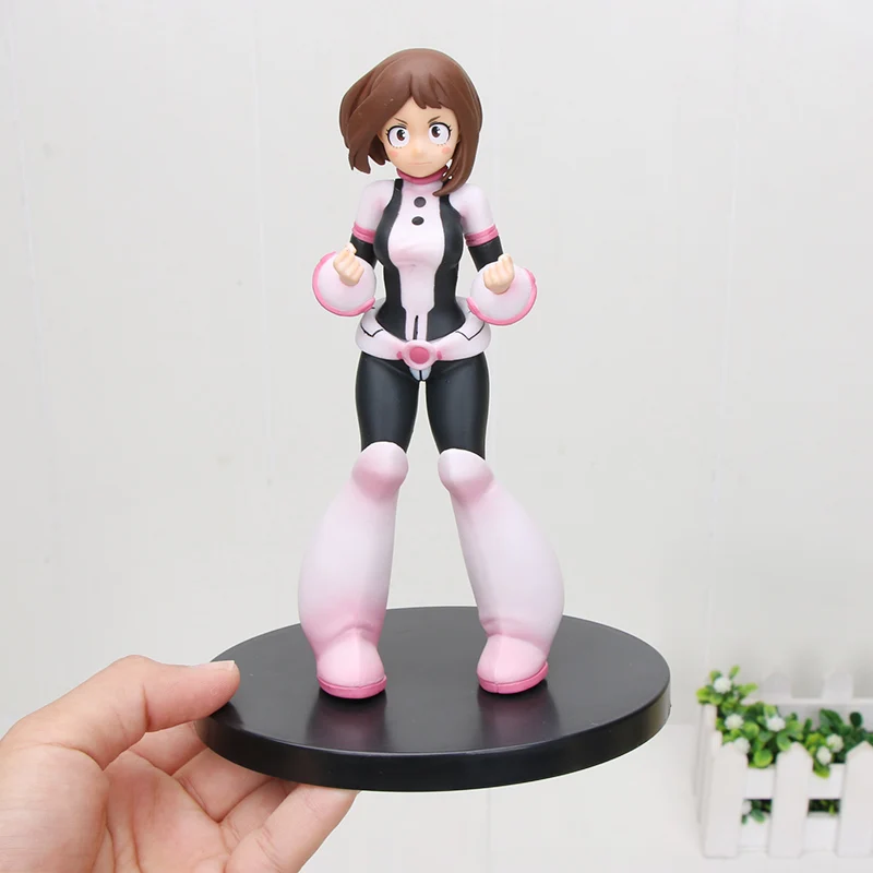 16 см My Hero Academy Figure Ochaco Uraraka, фигурка мидория изуку, фигурка из ПВХ, Коллекционная модель, игрушки, куклы, Brinquedos