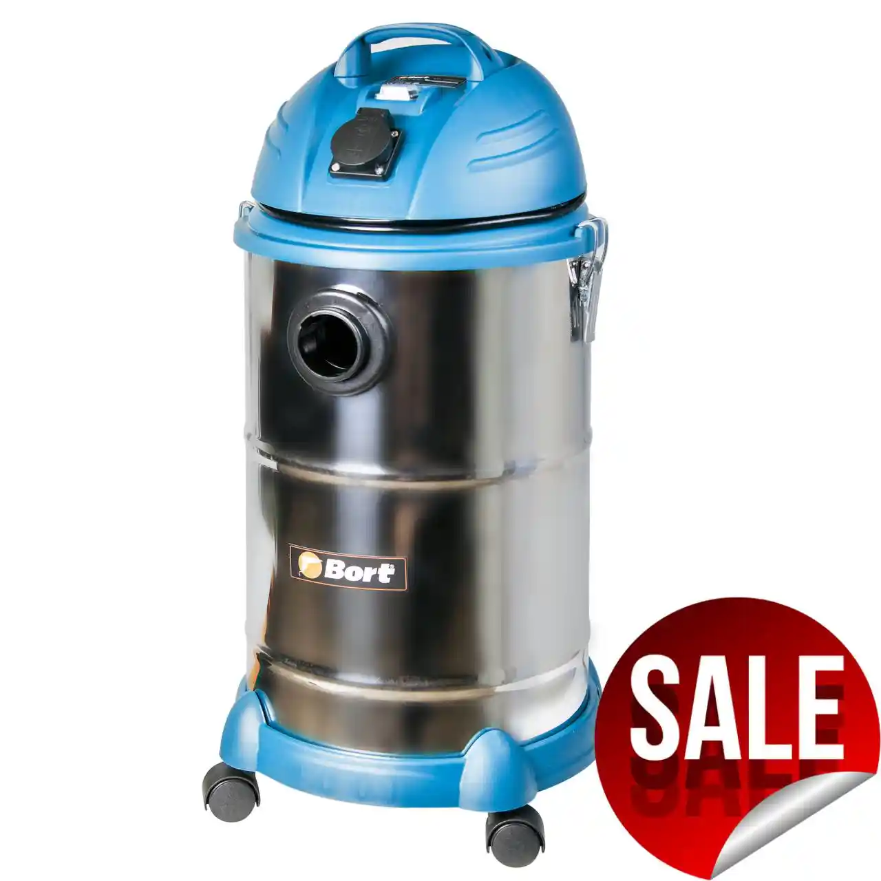 Пылесос для сухой и влажной уборки Bort BSS 1530N Pro (Мощность 1400 Вт объем бака 30 л