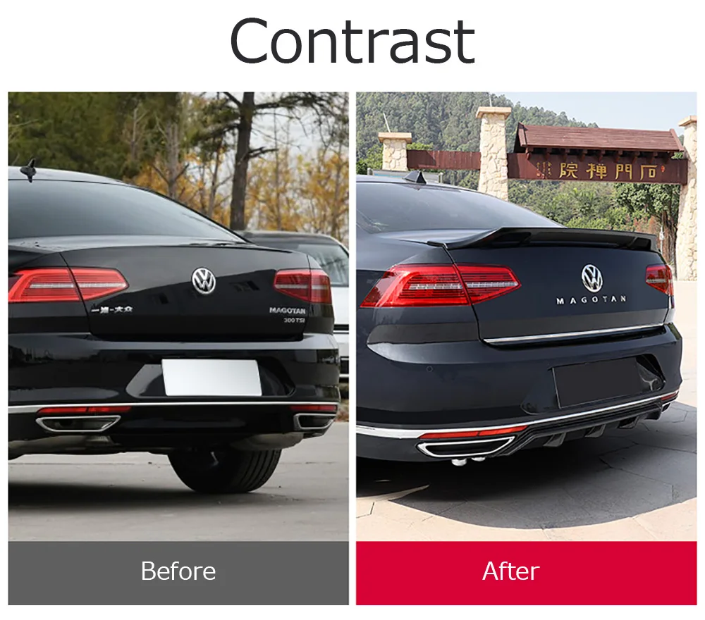 Для Volkswagen Magotan Passat B8 углеродное волокно спойлер хвост крыло задний багажник спойлер автомобиля R Стайлинг