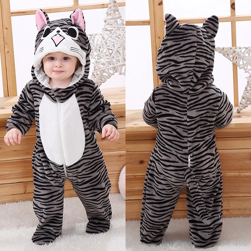 Leone Baby Costume Animal Cosplay Kigurumis abbigliamento Cartoon Kawaii  tutina Outfit flanella bambini Warm Soft pigiama Carnival - AliExpress