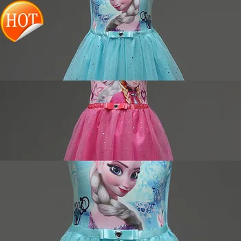 

Girl Dress Summer Toddler Girls Clothes Lace Sequins Princess Dress Snow Halloween Party Role-play Costume