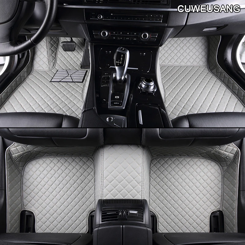 CUWEUSANG Custom car floor mats for Jaguar XF XE XJ XK XJL I PACE XJ6