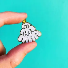 Японская Корейская Милая мультяшная эмблема из сплава с масляными каплями, Рождественская брошь с лосем, школьная сумка, булавка, аксессуары для женщин A-2039