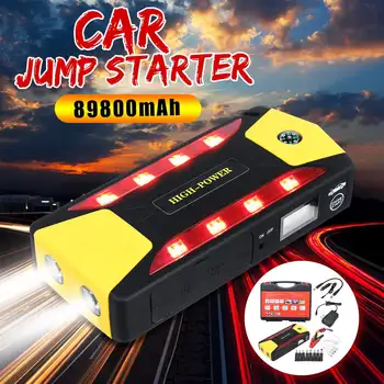 

Portable Car Jump Starter 89800mAh Power Bank 12V Emergency Car Battery Booster Charger For Petrol Diesel Car Starting Device