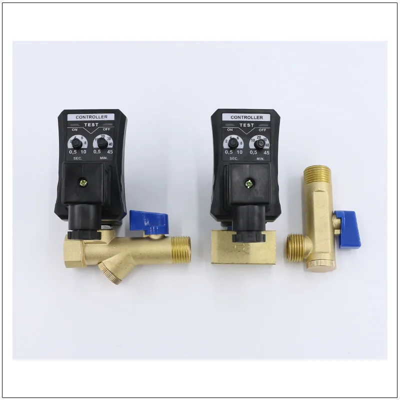 AC 220 V/DC 24V 1/" электронный времени 2 Way воздушный компрессор бак газа автоматический СПУСКНОЙ КЛАПАН