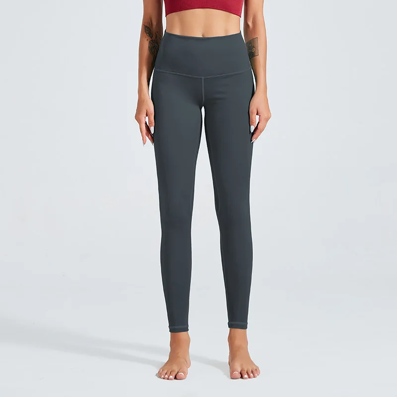 Kamisnky Women Leggings High Waist Sports Gym Leggings Running Athletic Pants Femme Workout Fitness Leggings Solid Women Clothes