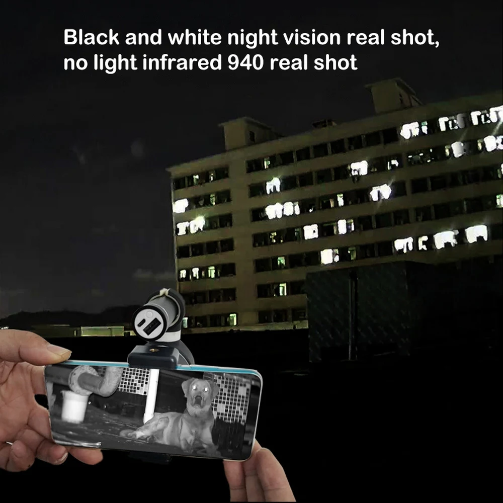 Digital Infrared Night Vision Rifle Sight Scope 8MM Lens HD Camera For Hunting 