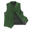 Men Suit Vest Lapel Retro Casual Waistcoat  Wool Houndstooth Formal Business Vest Groomman For Wedding Prom Best Man 4