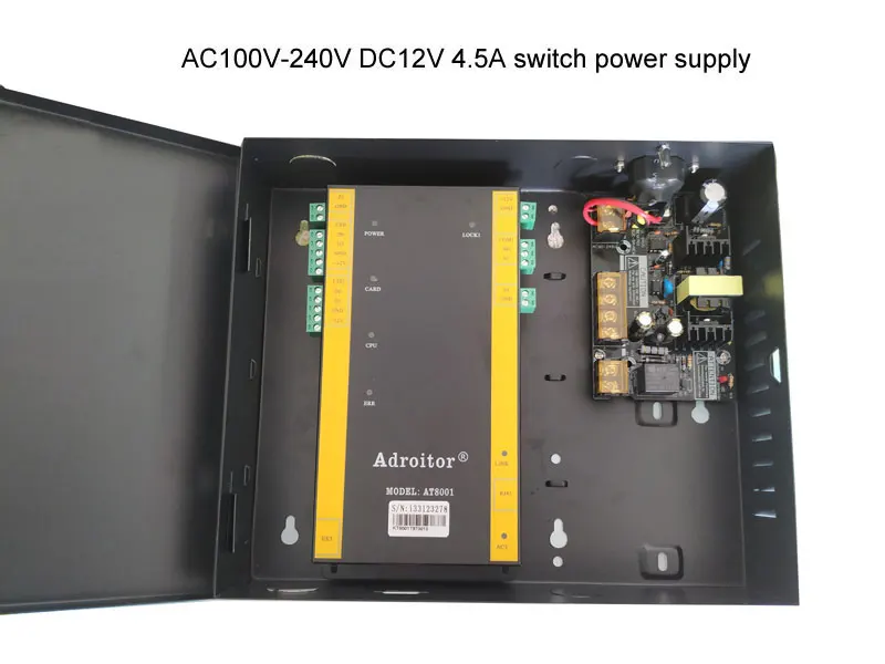 Newest wiegand brand 32-bit TCP single Door Control & power case 110V/220V support software/ web/ smart phone/tablet