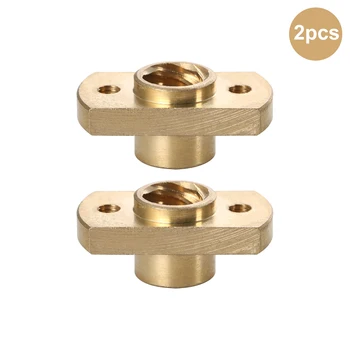 

Aibecy 2pcs 8mm Screw Lead Nut Brass T-Shape Lead Screw Nut for Anet ET4 ET4X ET4PRO ET5 ET5PRO 3D printer Parts Z Axis