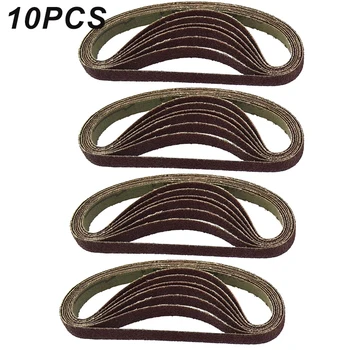 

10 PACK Air Finger Sander Sanding Belts Grinder Woodwork 330 X 10mm 60-800-Grit
