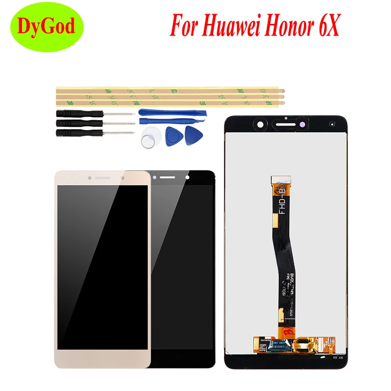 ЖК дисплей для Huawei Честь 6X BLN AL10 L21 L22 L24 сенсорный экран полный блок цифрового