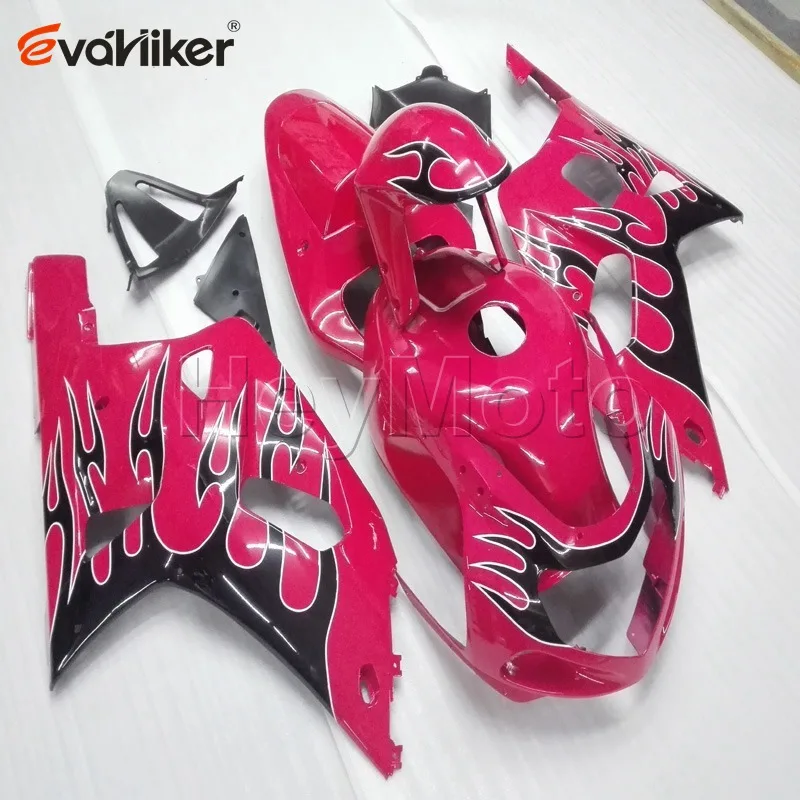 Заказной Пластиковый обтекатель мотоцикла для GSX-R600750 2001-2003 K1 01 02 03+ винты+ литьевая Форма Желтый ABS - Цвет: G