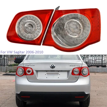 

YTCLIN Tail Light for JETTA for Sagitar 2006-2010 Inner/Outer Rear Brake Light Turning Signal Lamp Rear Bumper Light Stoplight