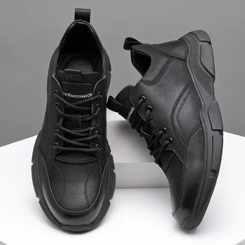 

Misalwa Matte / Plain Black White New Designers Men's Sneakers Men Style Outdoor Fashion Footwear Man Trendy Comfy Casual Shoes