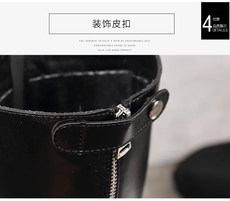 Low Heels booties Winter Shoes Women Zipper Autumn Boots Booties Ladies Luxury Designer Round Toe Bootee Woman Lace Up Med