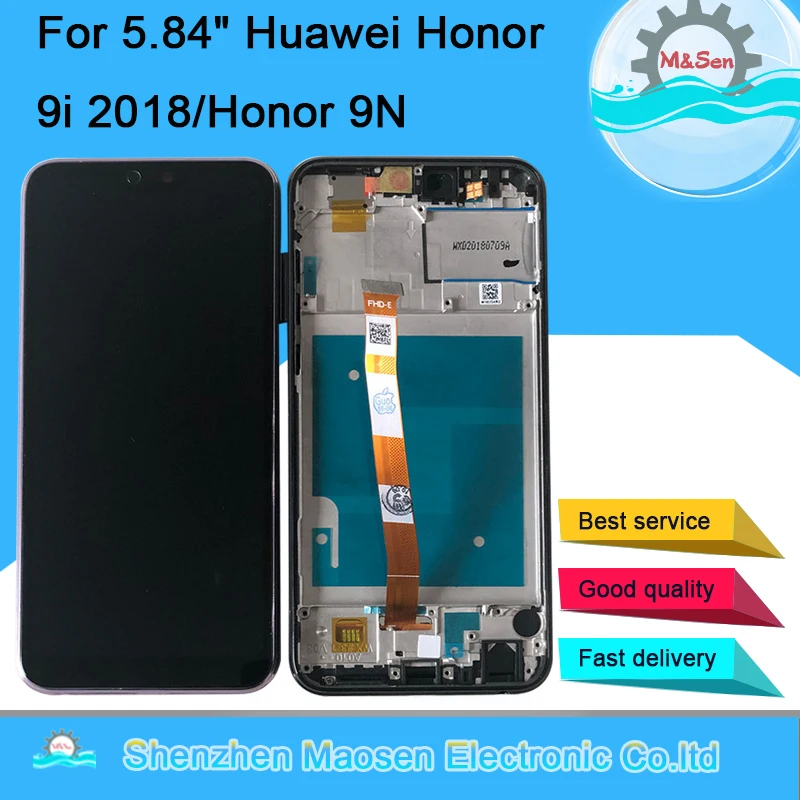 M& Sen для 5,8" huawei Honor 9i Honor 9N LLD-AL30 LLD-AL20 ЖК-дисплей с рамкой+ сенсорная панель дигитайзер