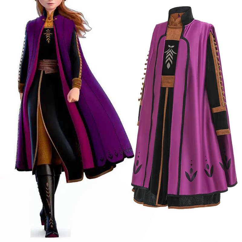 Необычные Платье Анны и Эльзы на поясе для девочек; одежда для принцесс рождественское Косплэй Снежная королева 2 костюм «Эльзы»; Детский карнавальный Одежда на выход