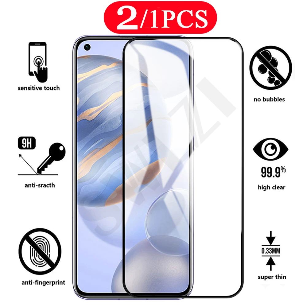 

2/1Pcs for Honor view 40 v40 5G 30 pro plus 20 lite note 10 10i 20i 20S 30i 30S tempered glass screen protector protective film