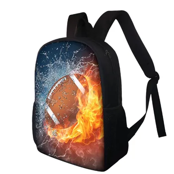 

School Bags for Girls Boys Rugby Printed new fashion Custom pattern Children Backpacks Teenager Schoolbag Students Bookbag