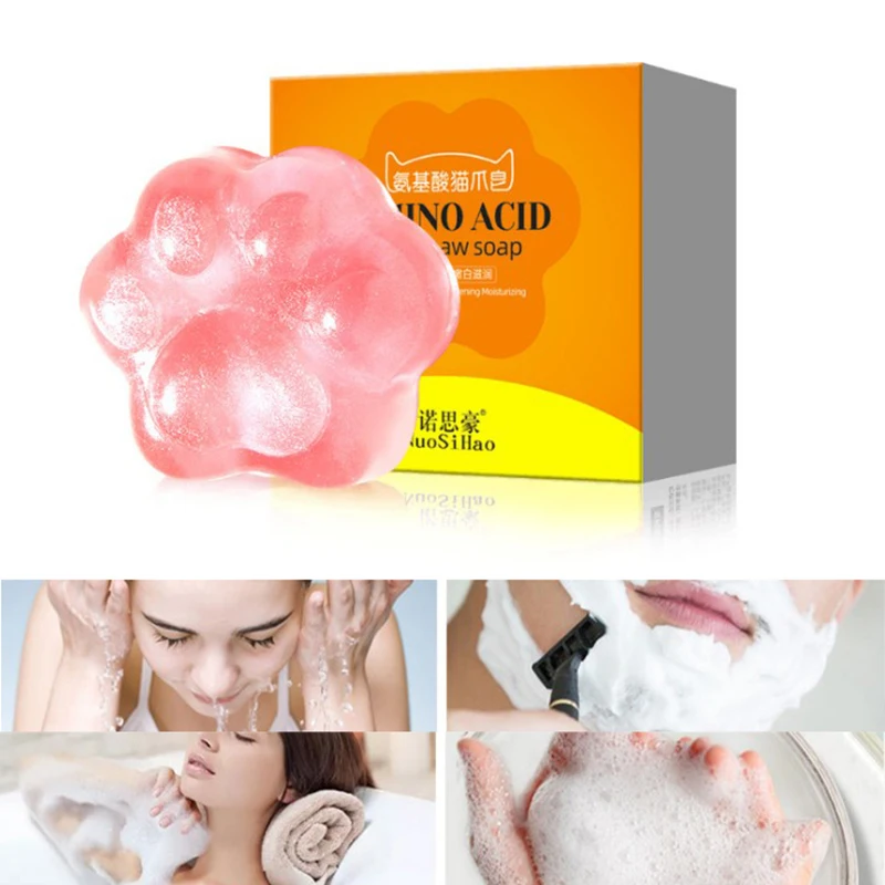 Buy Soap Whitening Herbal-Fragrance Anti-Mite Facial Body-Cleansing Cat 1pcs Claw Moisturizing neQKM8N0GmO