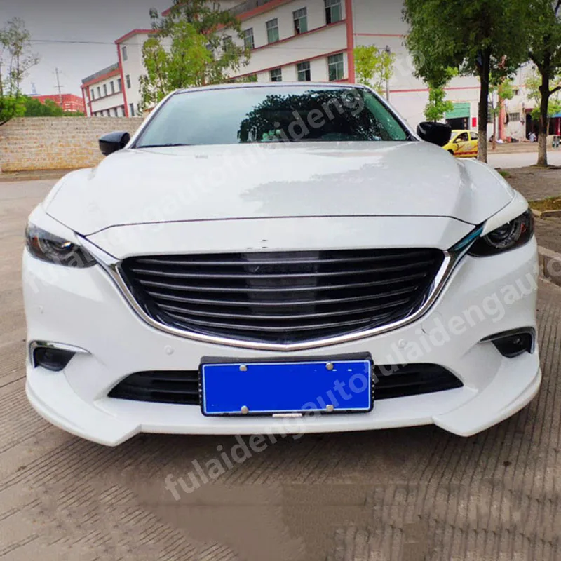 3 шт. для Mazda 6 M6 Atenza- комплект передние клыки губы и спойлер подтяжку лица бампер спойлер ремонт автомобильные аксессуары