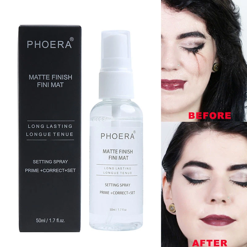 

50ML Makeup Setting Spray Oil-control Natural Long Lasting Matte Finish Bottle Setting Spray Face Make Up Fix Foundation Spray